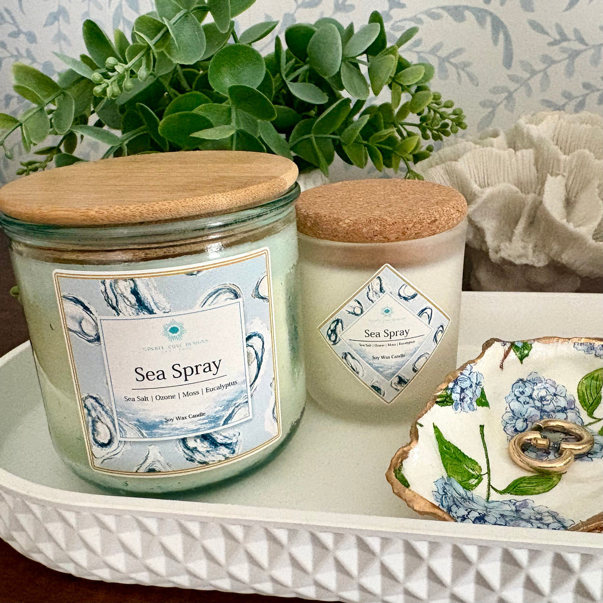 Soy Wax Candle: Sea Spray