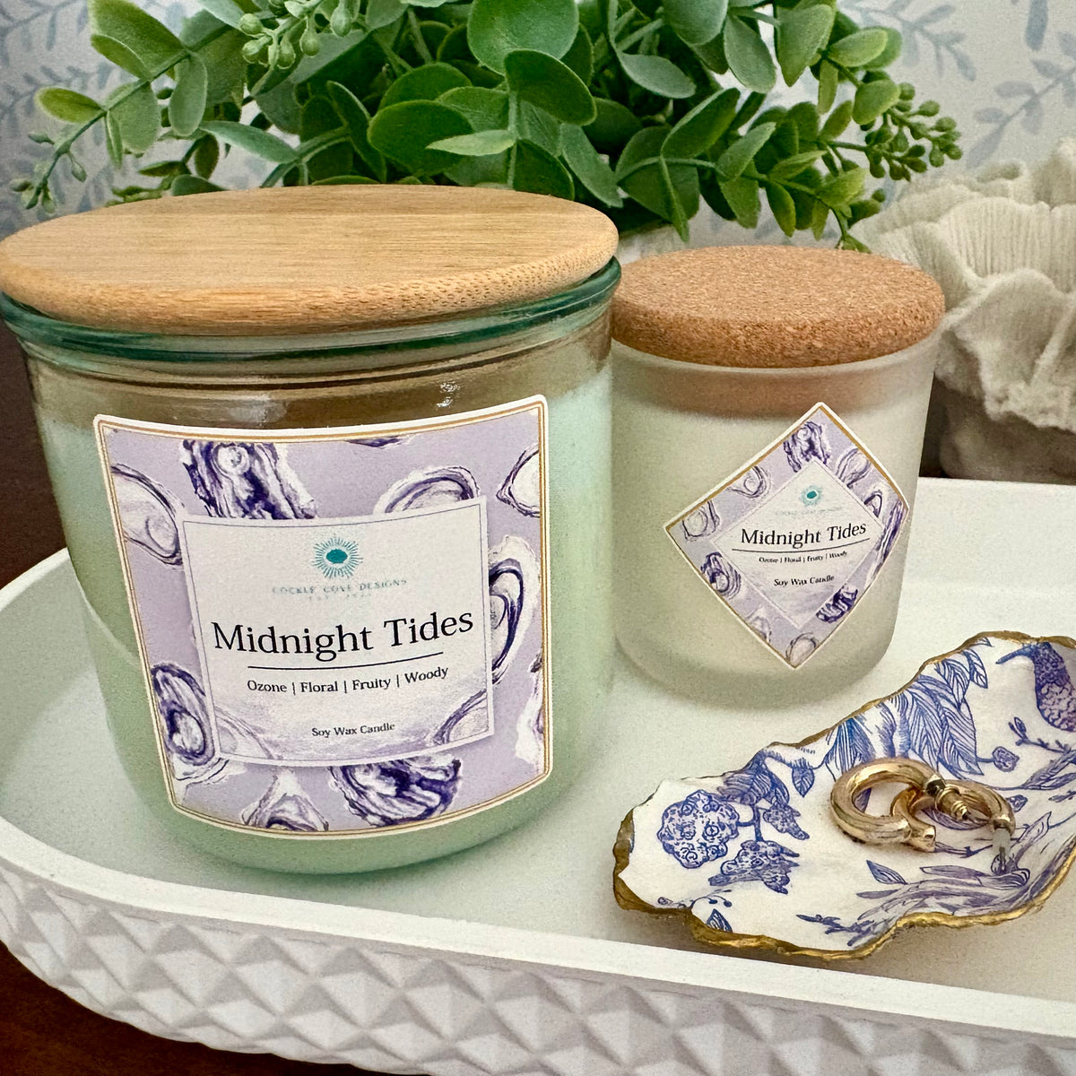 Soy Wax Candle: Midnight Tides