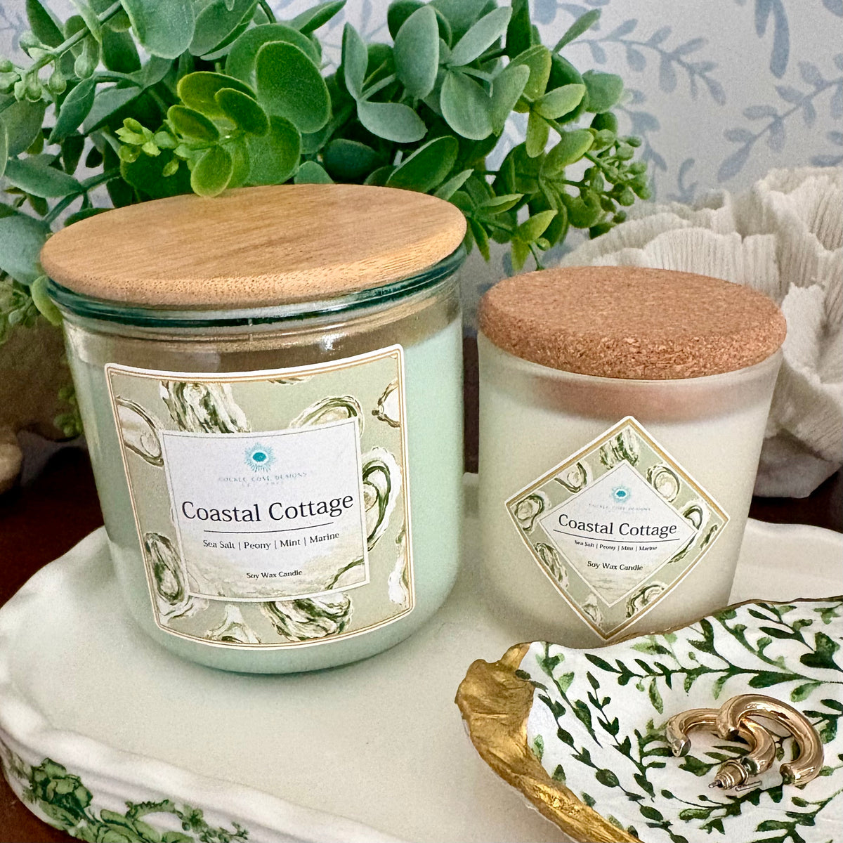 Soy Wax Candle: Coastal Cottage