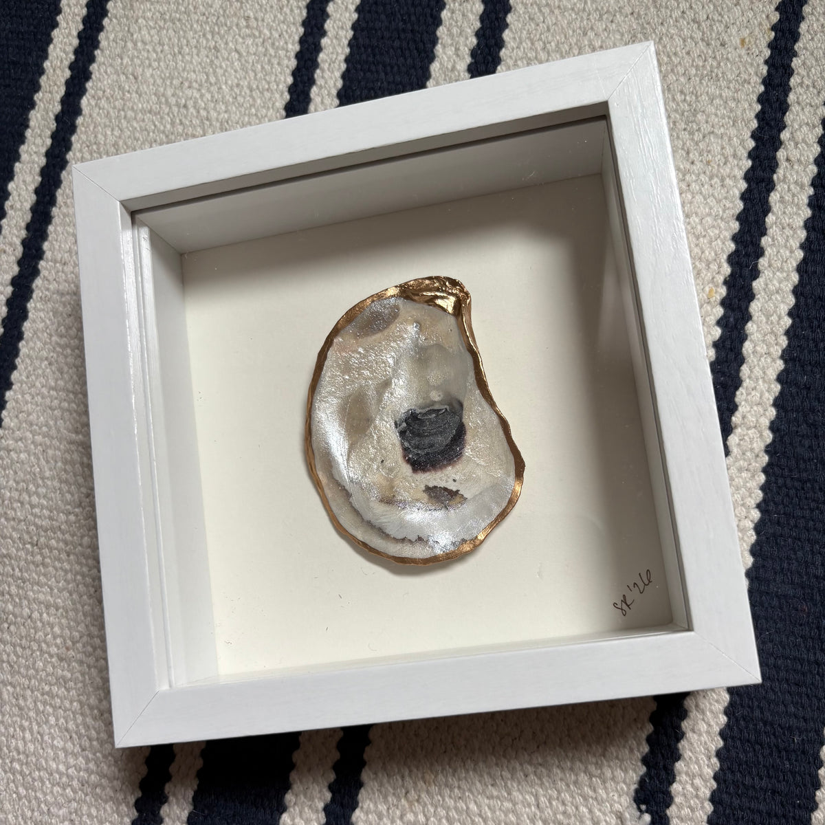 Shadowbox Framed Shell Art: 5x5 Wood Frame Minis