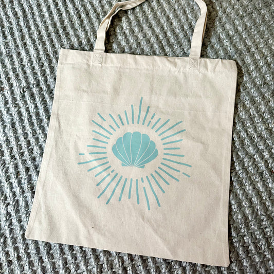 Organic Cotton Logo Market Tote Bag