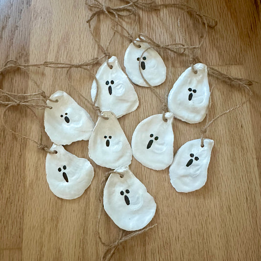 Oyster Ghost Ornaments